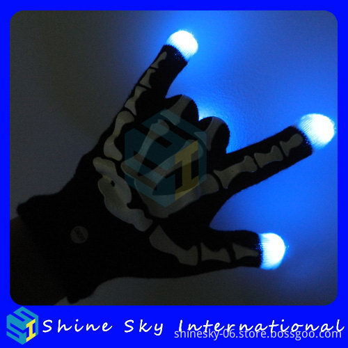 Bottom Price Top Sell Decoration Gifts Led Flashing Gloves
